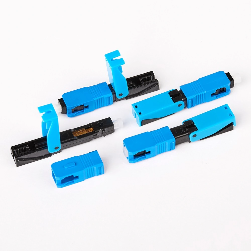 FTTH Fiber Optic Sc/Upc Single Mode Quick Connector Sc Upc APC Field Assembly Fast Connector Sc Optical Fiber Fast Connector