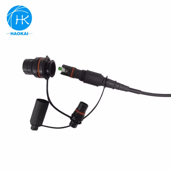 Wasserdichtes IP67 Ftta 7,0 mm Glasfaser-Patchkabel für den Außenbereich mit Odva-Stecker