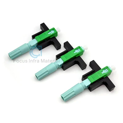 Sc APC Opticl Fiber Fast Connector Glasfaser Sc Upc Drop Cable FTTH Schnellverbinder