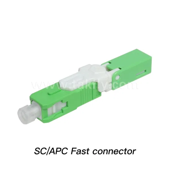 FTTH FTTX Quick SC APC Simplex Singlemode Telekommunikations-Glasfaser-Kommunikationskabel Schneller Drahtanschluss