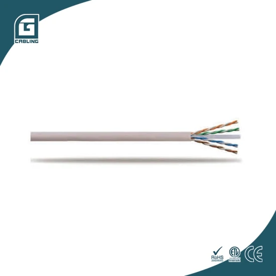 Gcabling UTP LAN Cat5e CAT6 CAT6A Computer-Kommunikationskabel, verdrilltes 4-paariges Kupfer-Massivdrahtkabel für den Innenbereich, CAT6-Ethernet-Netzwerkkabel